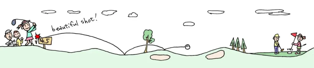 ゴルフ場5番ホール